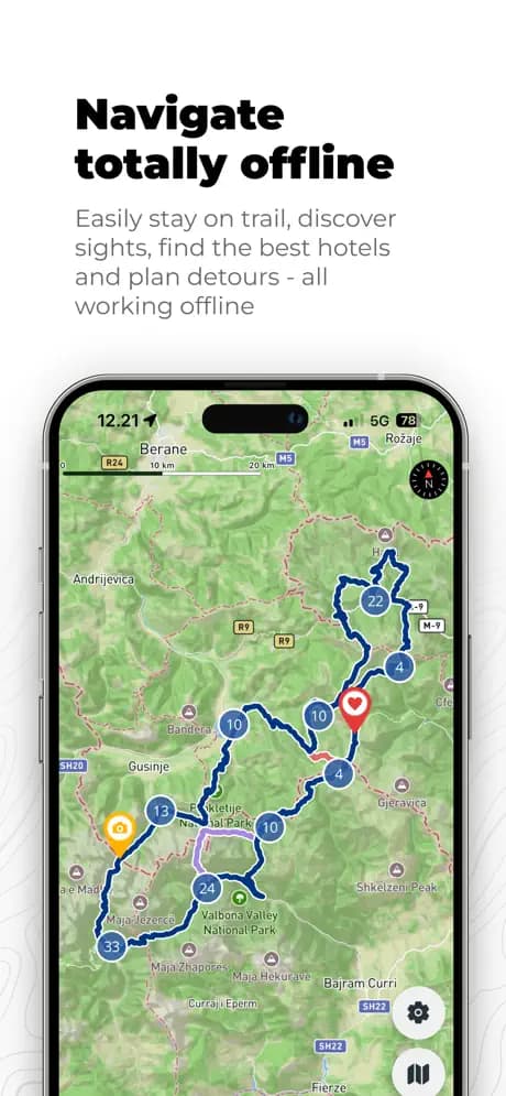 Screenshot of Peaks of the Balkans Map 1