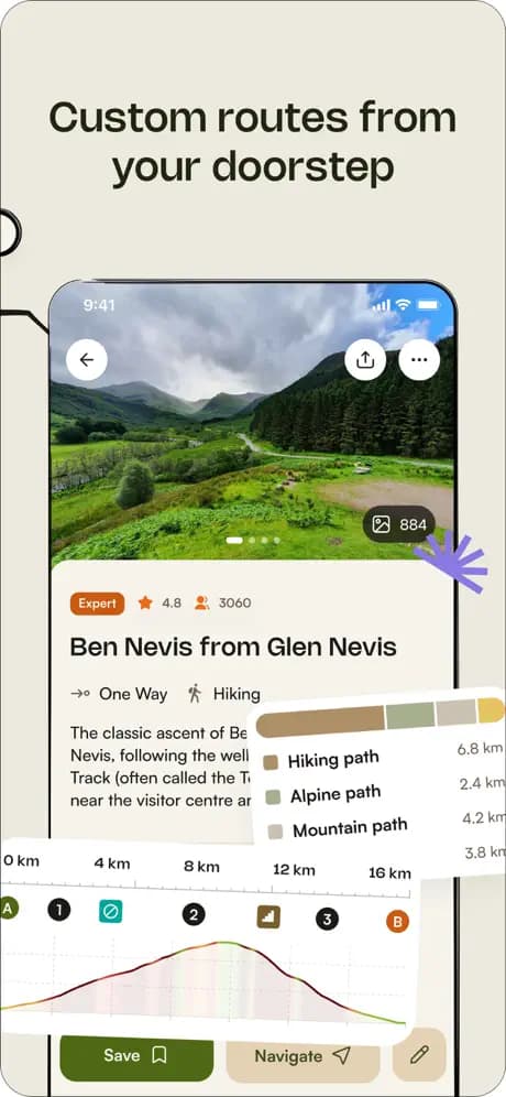 Screenshot of Komoot 1