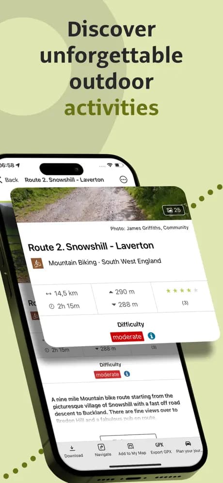 Screenshot of Outdooractive 3